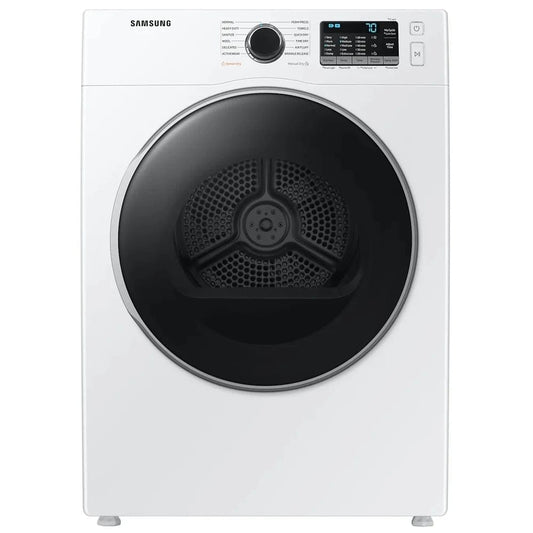 Samsung DV25B6800EW - DV25B6800EW/AC Electric Dryer, 23 1/2 inch Width, 4.0 cu. ft. Capacity, 5 Temperature Settings, Stackable, Steel Drum, White colour