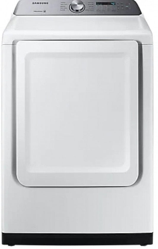Samsung DVE50T5205W Dryer (also labeled DVE50T5205W/AC) is a 27" wide electric dryer with a 7.4 cu. ft. capacity