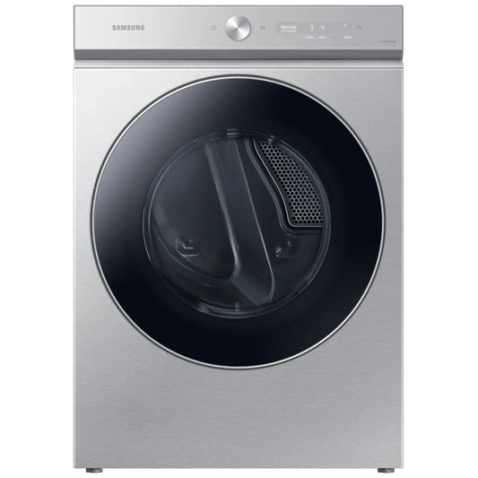 Samsung Bespoke DVE53BB8900TAC Electric Dryer, 27 inch Width, 7.5 cu. ft. Capacity, Steam Clean, 5 Temperature Settings, Stackable, Steel Drum, Wifi Enabled, Stainless Steel colour