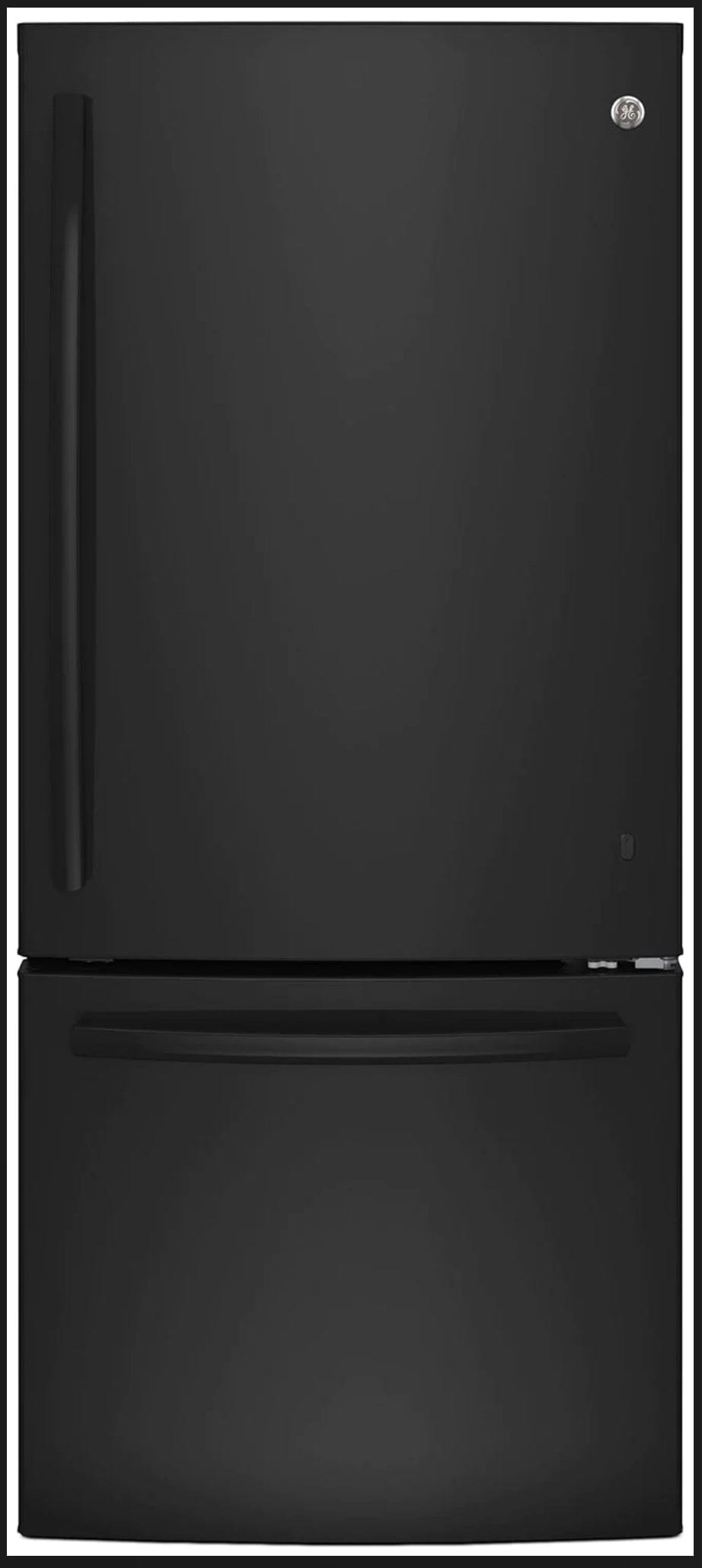 GBE21AGKBB GE 30inch W 20.9 cu. ft. Bottom Freezer Refrigerator in Bl oxburywarehouse