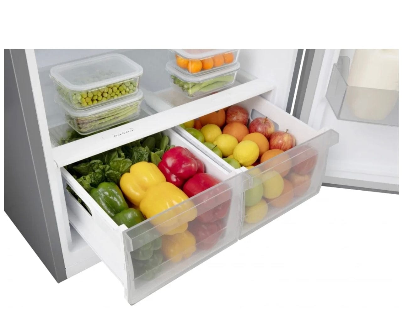 Hisense RT18A2FSD Top Mount Refrigerator, 30" Width, ENERGY STAR Certified, 18.0 cu. ft. Capacity, LED Lighting, Silver colour Precise Electronic Control