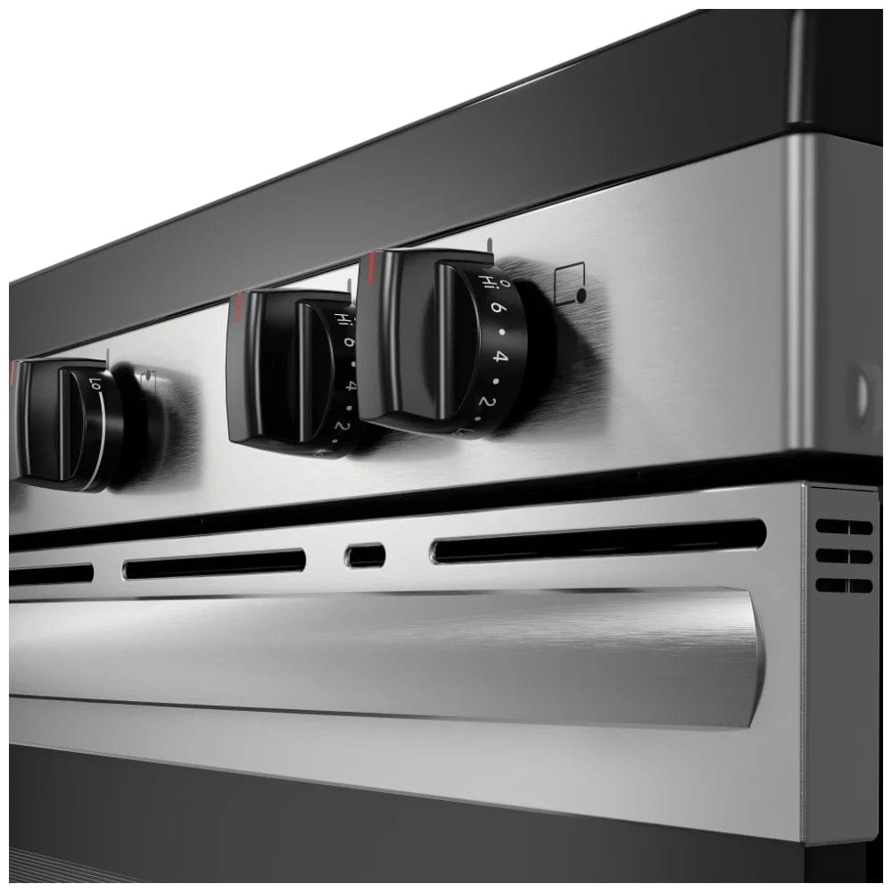 Frigidaire FCRE305CaS Range, 30" Exterior Width, Electric Range, Glass Burners (Electric), 5 Burners, 5.3 cu. ft. Capacity, Stainless Steel