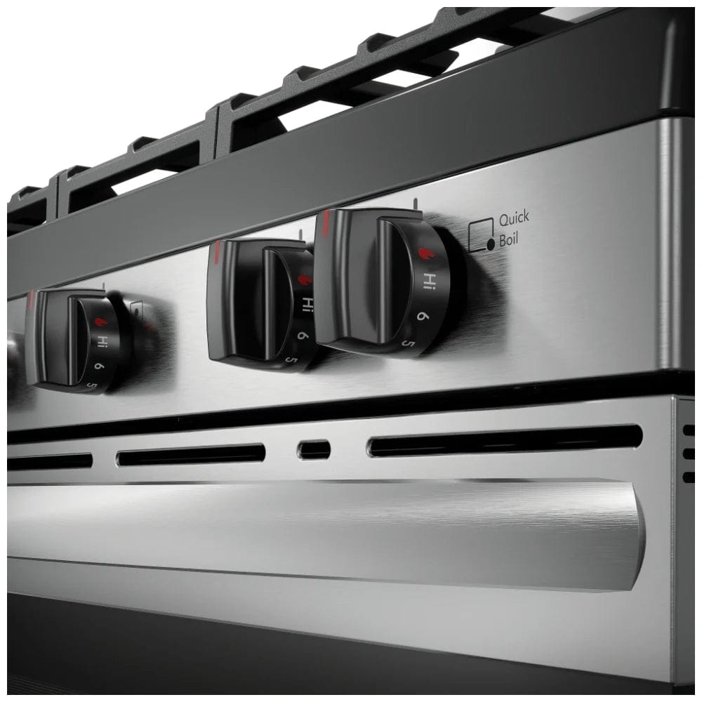 Frigidaire FCRG3052BS Gas Range, 30 inch Exterior Width, 5 Burners, 5.1 cu. ft. Capacity, Storage Drawer, 1 Ovens, Stainless Steel colour