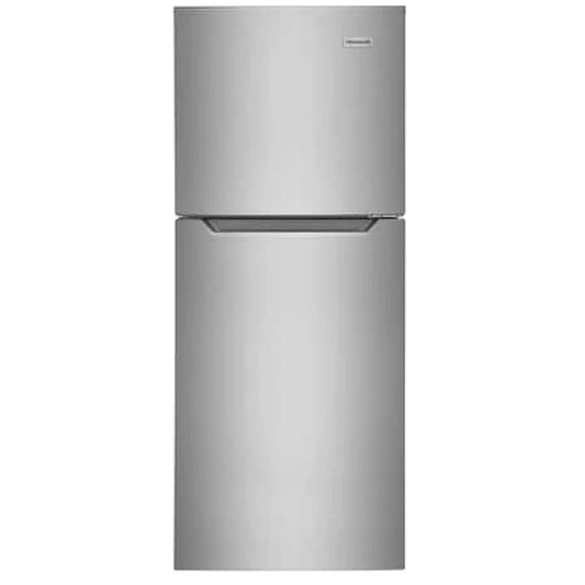 Frigidaire FFET1022UV Top Freezer Refrigerator, 24 inch Width, ENERGY STAR Certified, 10.1 cu. ft. Capacity, Stainless Steel colour