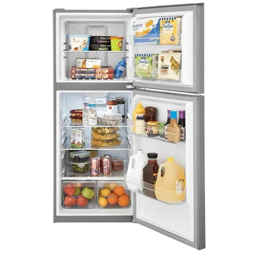 Top Freezer Refrigerator, 24 inch Width, ENERGY STAR Certified, 10.1 cu. ft. Capacity, Stainless Steel(FFET1022UV)