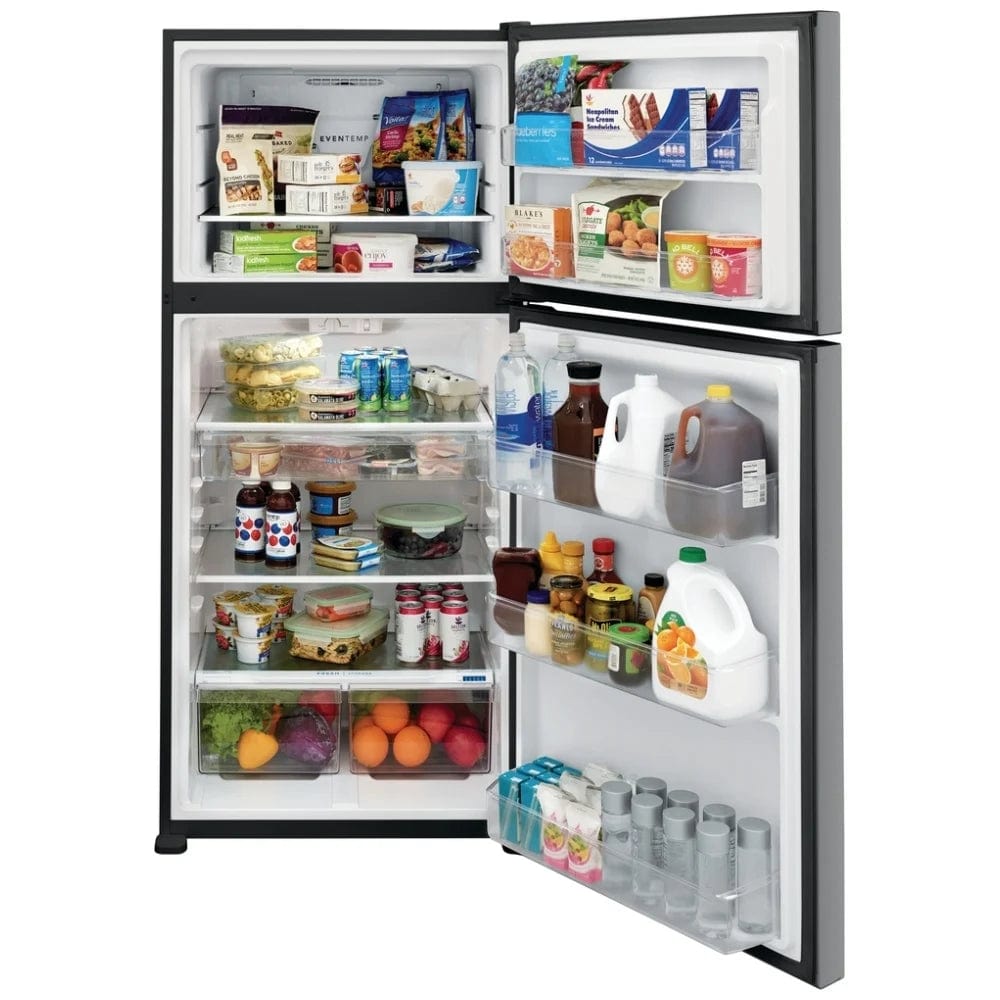 Frigidaire FFTR2045VS Top Freezer Refrigerator, 30 inch Width, 19.6 cu. ft. Capacity, Stainless Steel colour FFHT2045VS3