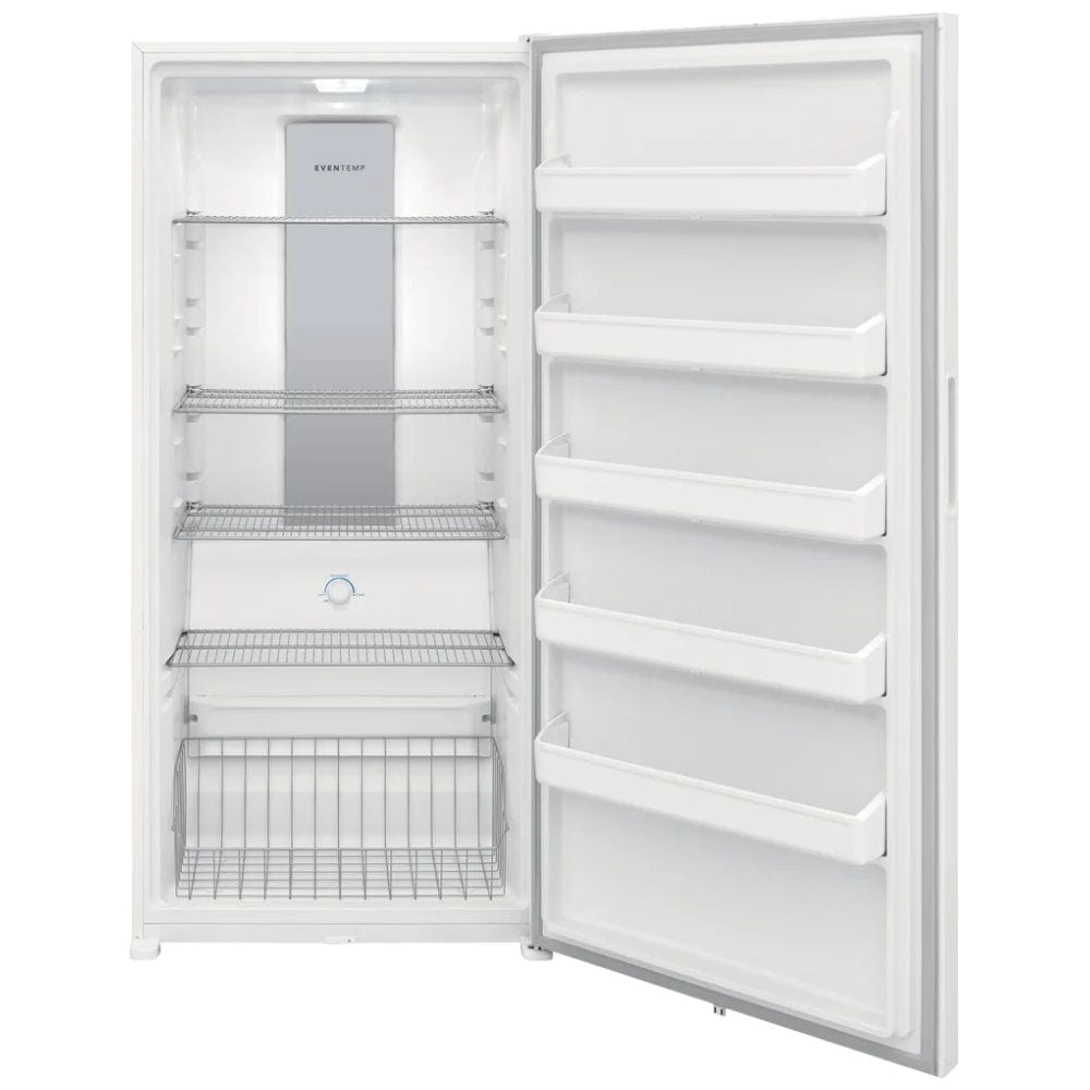 Frigidaire FFUE2022AW Upright Freezer, 32 5/8 inch Width, ENERGY STAR Certified, 20.0 cu. ft. Capacity, Automatic, Reversible Door, White colour