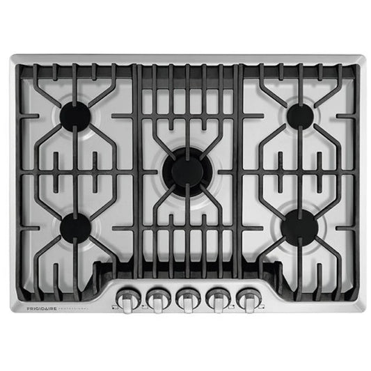 Frigidaire Professional 30'' Gas Cooktop with Griddle (FPGC3077RS)