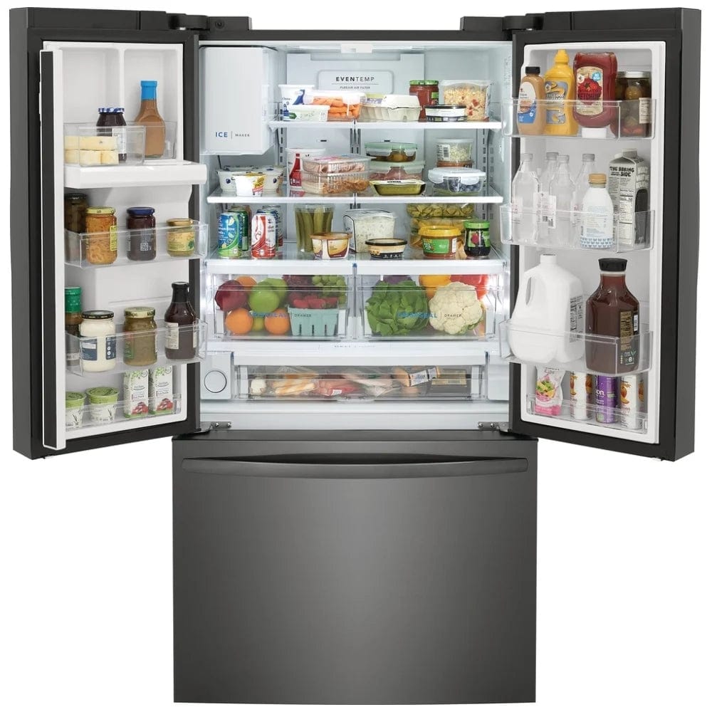 Frigidaire FRFS2823AD French Door Refrigerator, 36 inch Width, ENERGY STAR Certified, 27.8 cu. ft. Capacity, Black Stainless Steel colour