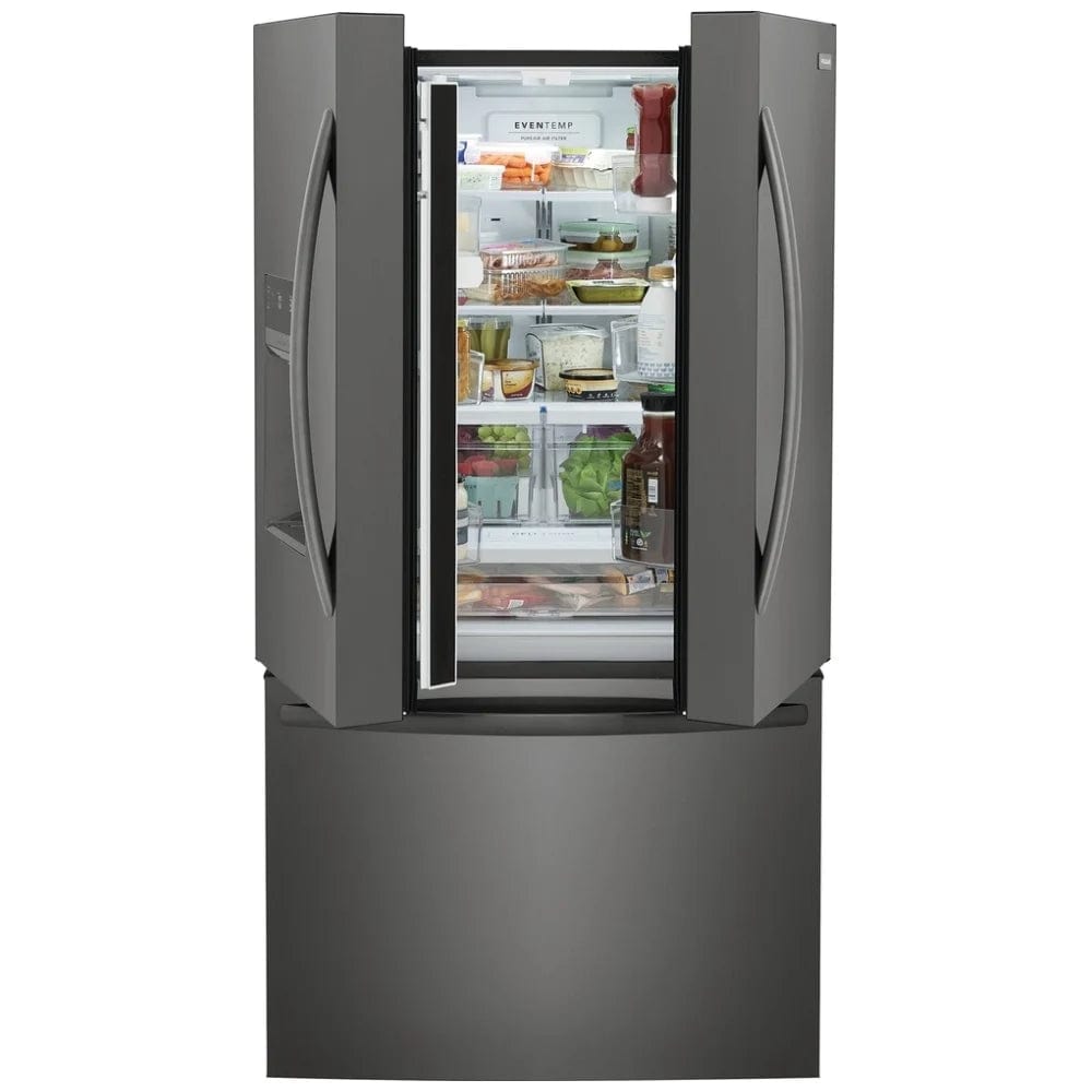 Frigidaire FRFS2823AD French Door Refrigerator, 36 inch Width, ENERGY STAR Certified, 27.8 cu. ft. Capacity, Black Stainless Steel colour