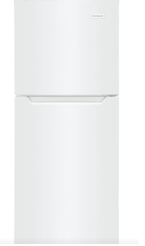 Frigidaire FFET1222UW Top Freezer Refrigerator, 24 inch Width, ENERGY STAR Certified, 11.6 cu. ft. Capacity, White colour