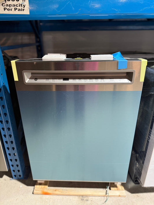 GE GDF650SYVFS Dishwasher, 24 inch Exterior Width, 47 dB Decibel Level, Fully Integrated, Stainless Steel (Interior), 5 Wash Cycles, 16 Capacity (Place Settings), Stainless Steel color