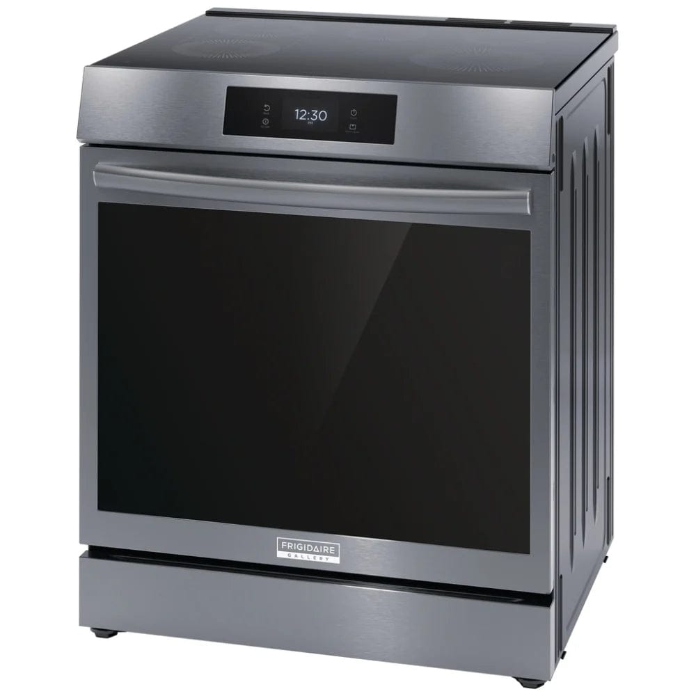 Frigidaire Gallery GCFI306CBD Induction Range, 30 inch Exterior Width, Self Clean, Convection, 5 Burners, 6.2 cu. ft. Capacity, Black Stainless Steel