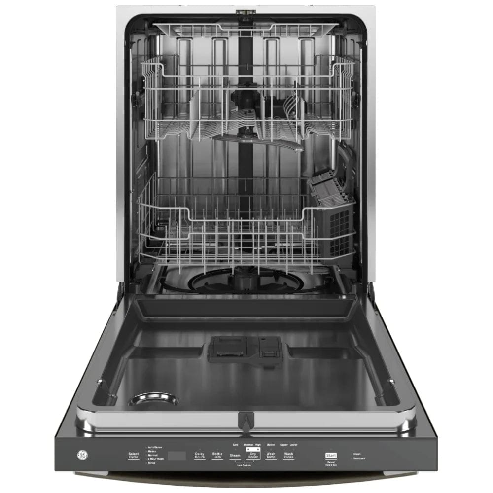 GE GDT650SMVES Dishwasher, 24 inch Exterior Width, 47 dB Decibel Level, Fully Integrated, Stainless Steel (Interior), 5 Wash Cycles, Slate