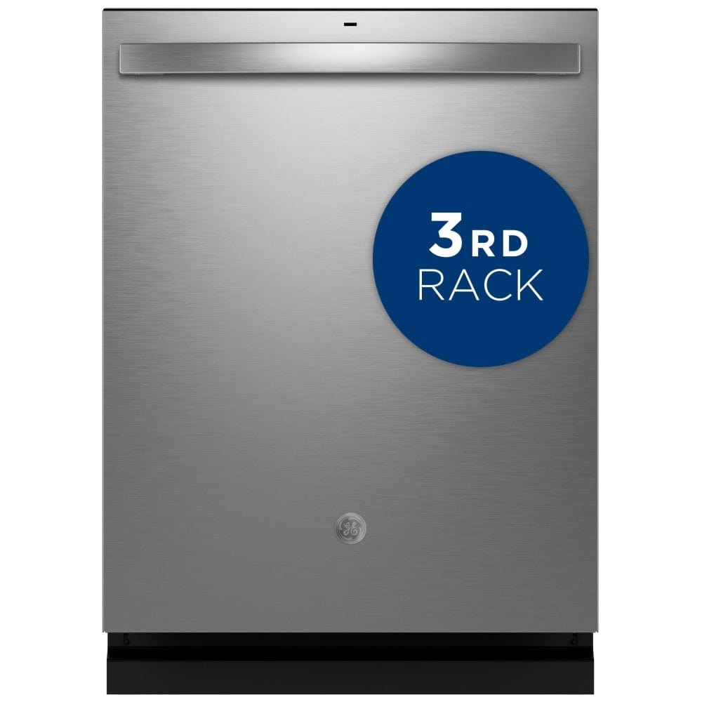 GE GDT650SYVFS Dishwasher, 24 inch Exterior Width, 47 dB Decibel Level, Fully Integrated, Stainless Steel (Interior), 5 Wash Cycles, Stainless Steel