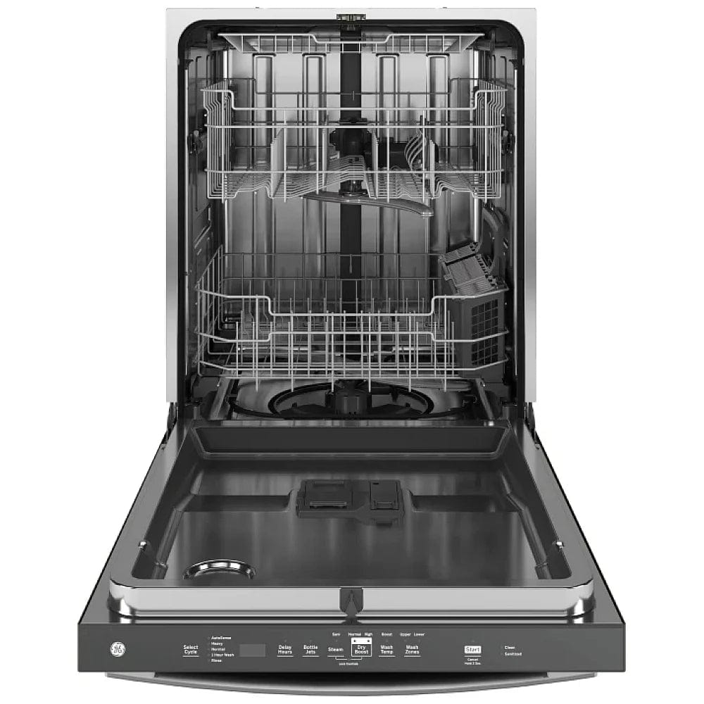 GE GDT650SYVFS Dishwasher, 24 inch Exterior Width, 47 dB Decibel Level, Fully Integrated, Stainless Steel (Interior), 5 Wash Cycles, Stainless Steel