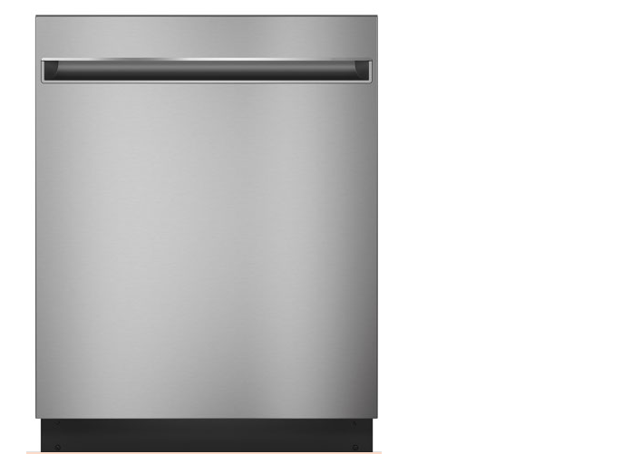 GE GDT225SSLSS Dishwasher, 24" Exterior Width, 51 dB Decibel Level, Fully Integrated, Stainless Steel (Interior), 3 Wash Cycles,