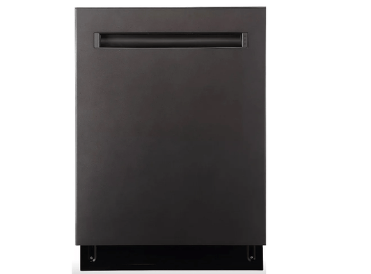 GE 24" Built-In Front Control Dishwasher with Dry Boost and Piranha Hard Food Disposer - Slate (GBP655SMPES)