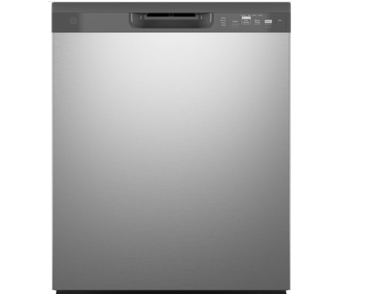 GE GBT412S1 Front Control Dishwasher with Dry Boost - Stainless Steel