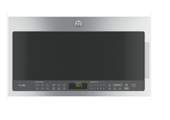 GE Profile 2.1 Cu.Ft. SpaceMaker Over-The-Range Microwave Oven Stainless Steel PVM2188SJC