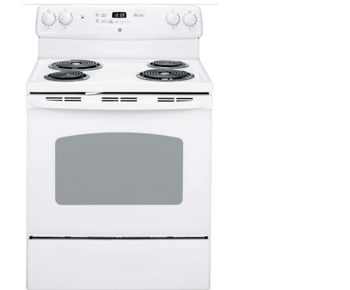 GE 30" Electric Freestanding Range with Storage Drawer White - JCBP240DMWW
