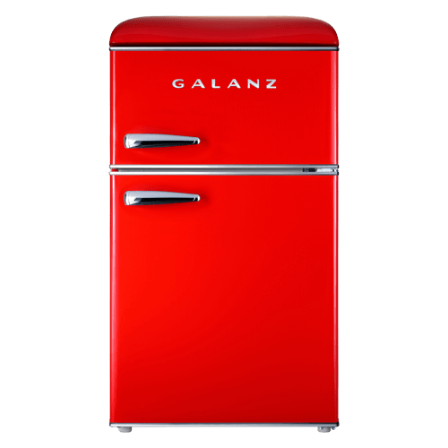 Galanz 3.3 Cu Ft Retro Single Door Refrigerator, 3.3 Cu Ft Retro Refrigerator (GLR33MRDR29)