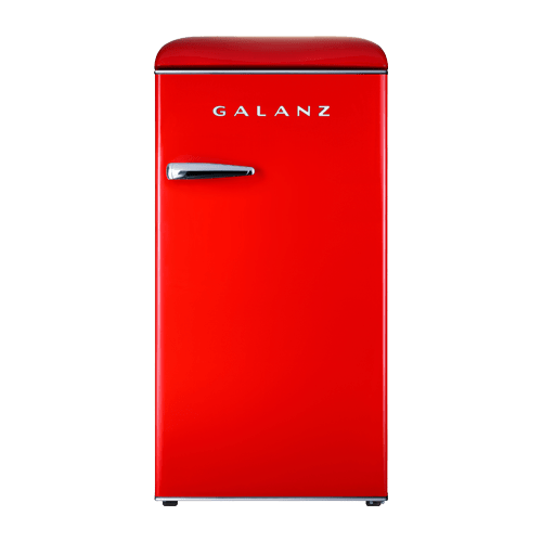 Galanz 3.3 Cu Ft Retro Single Door Refrigerator, 3.3 Cu Ft Retro Refrigerator (GLR33MRDR29)