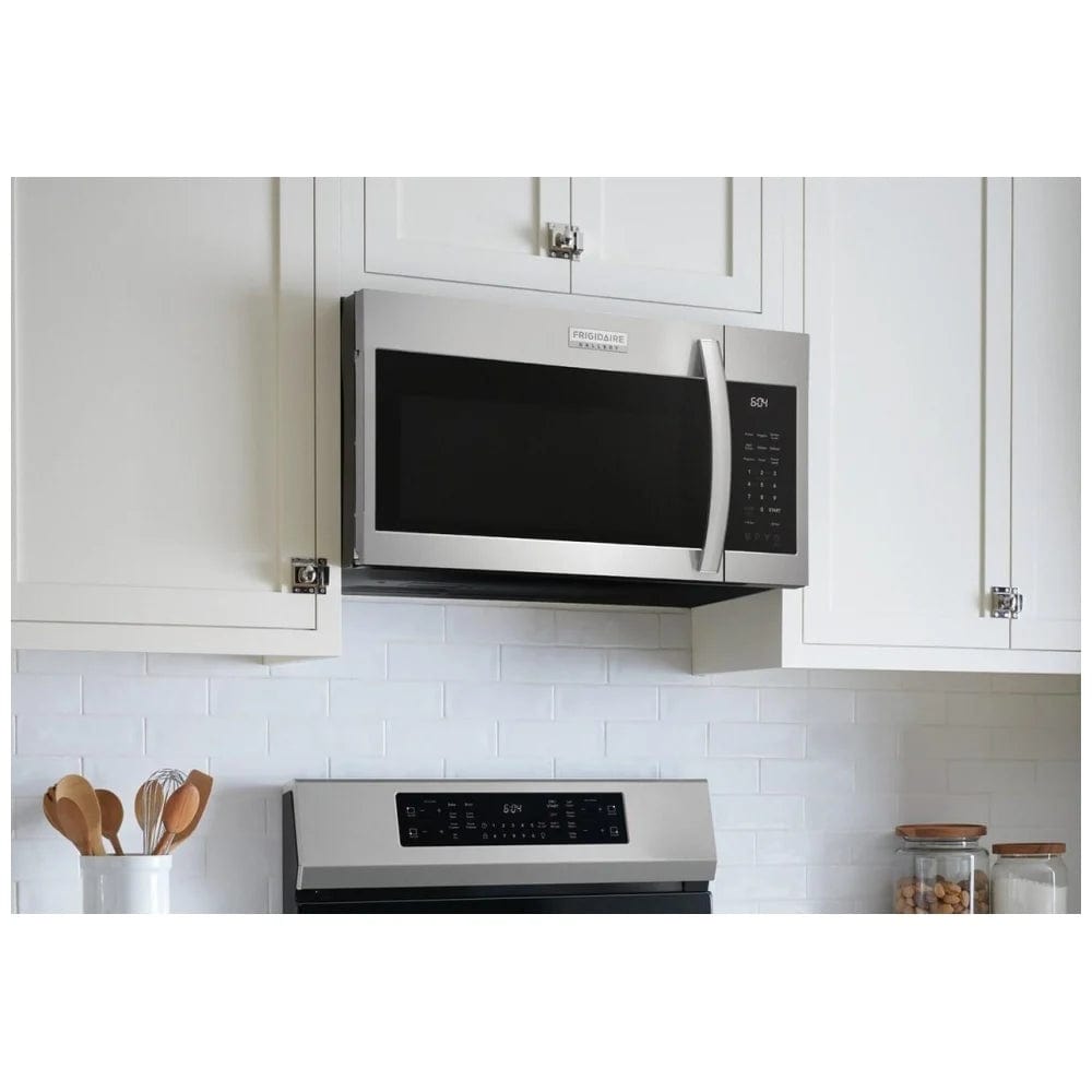 Frigidaire Gallery GMOS1962AF Over the Range Microwave, 1.8 cu. ft. Capacity, 400 CFM, 1000W Watts, LED, 30" Exterior Width, Stainless Steel