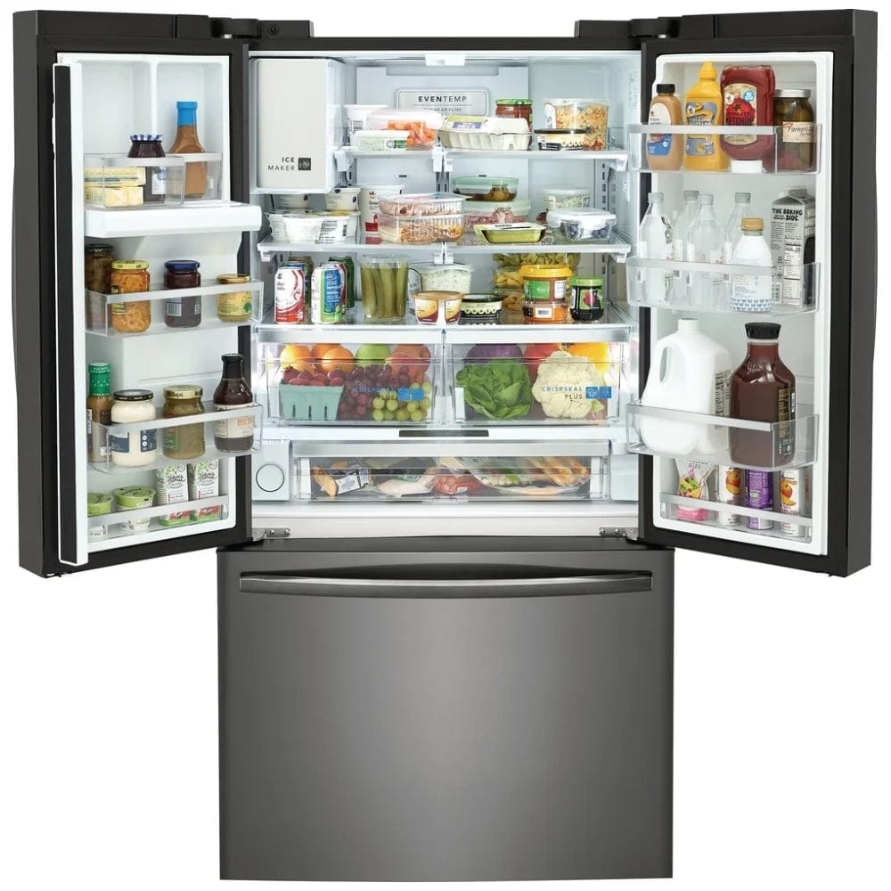 Frigidaire Gallery GRFS2853AD French Door Refrigerator, 36 inch Width, ENERGY STAR Certified, 27.8 cu. ft. Capacity, Black Stainless Steel colour