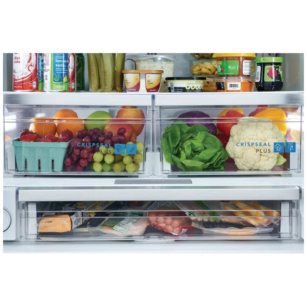 Frigidaire Gallery GRFS2853AD French Door Refrigerator, 36 inch Width, ENERGY STAR Certified, 27.8 cu. ft. Capacity, Black Stainless Steel colour