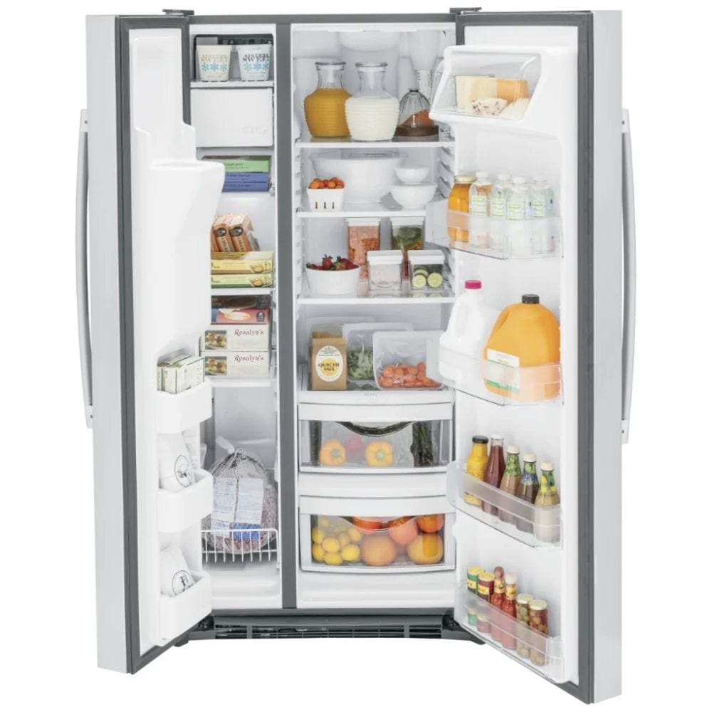 GE GSS23GYPFS Side by Side Refrigerator, 33 inch Width, 23.2 cu. ft. Capacity