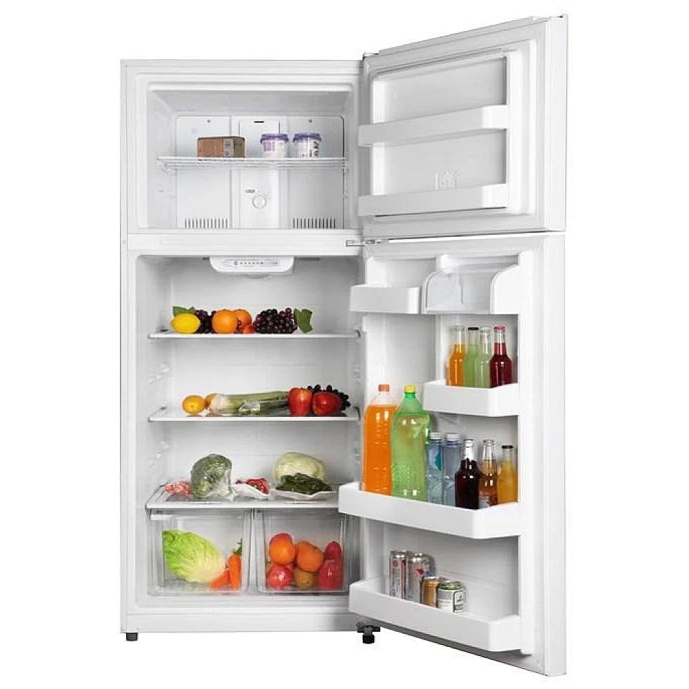 GE GTS18FTLKWW Top Freezer Refrigerator, 30 inch Width, 18.0 cu. ft. Capacity, White colour