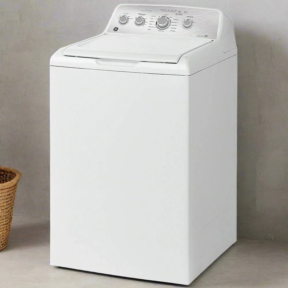 GE 27-Inch 4.9 cu. ft. Top Load Washer with SaniFresh Cycle in White Model # GTW451BMRWS