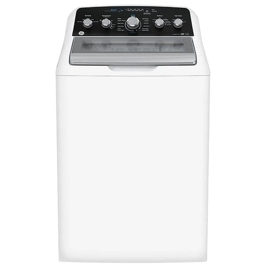 GE GTW491BMRWS Top Load Washer, 4.9 cu. ft. Washer Capacity, 13 Wash Cycles, 6 Temperature Settings, 800 RPM Washer Spin Speed, Agitator, White color