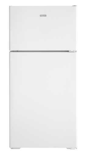 Moffat MPE12FGKWW Top Mount Refrigerator, 24" Width, 11.55 cu. ft. Capacity, Interior Light (Refrigerator), White colour