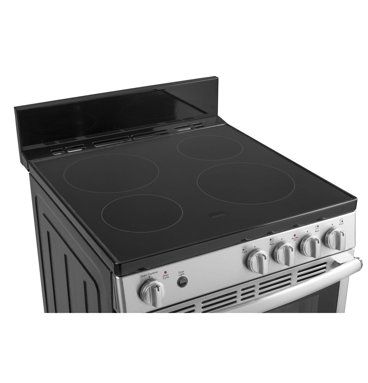 GE JCAS640RMSS Range, 24" Exterior Width, Electric Range, Glass Burners (Electric), 4 Burners, 2.9 cu. ft. Capacity, Storage Drawer, 1 Ovens, 2000W, Front Controls, Stainless Steel colour