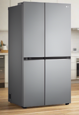 LG 36 in. 23 cu. ft. Counter Depth Side by Side Refrigerator with Door Cooling+ 1771547 / LS23C4000V