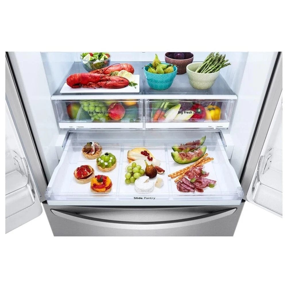 LG LRFWS2906S French Door Refrigerator, 36 inch Width, ENERGY STAR Certified, 29.0 cu. ft. Capacity, Stainless Steel colour Door Cooling+