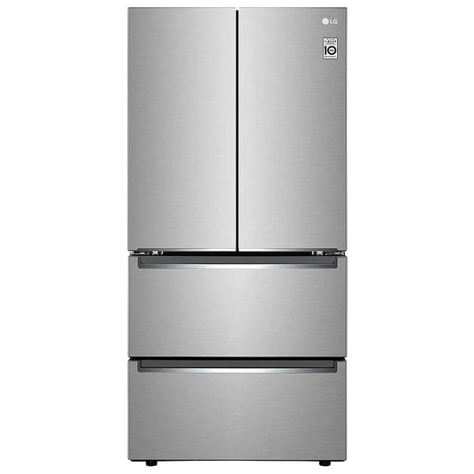 LG LRMNC1803S French Door Refrigerator, 33" Width, ENERGY STAR Certified, Counter Depth, 19.0 cu. ft. Capacity, Stainless Steel colour Door Cooling+