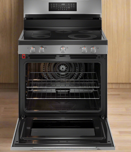 Frigidaire Gallery GCRE306CBF Range, Electric, 30" Exterior Width, Convection, 5 Burners, 5.3 cu. ft. Capacity, Stainless Steel