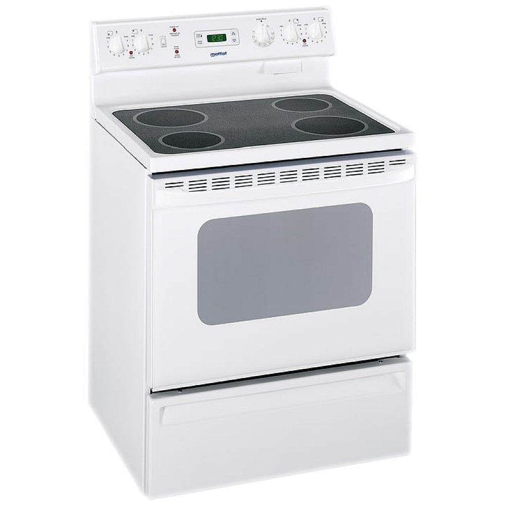 Moffat 30" Freestanding Electric Manual Clean Range White (MCBS585DNWW)