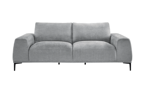 MIDDLETON Sofa GY-SF-8561 Grey linen Silex 23 Black legs