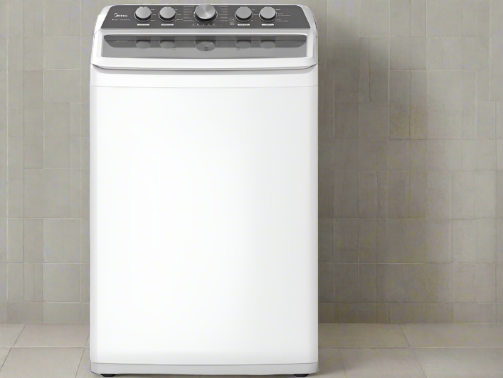 Midea MLV47C4AWW Top Load Washer, 27" Width, Agitator, 4.7 cu. ft. Capacity, 8 Wash Cycles