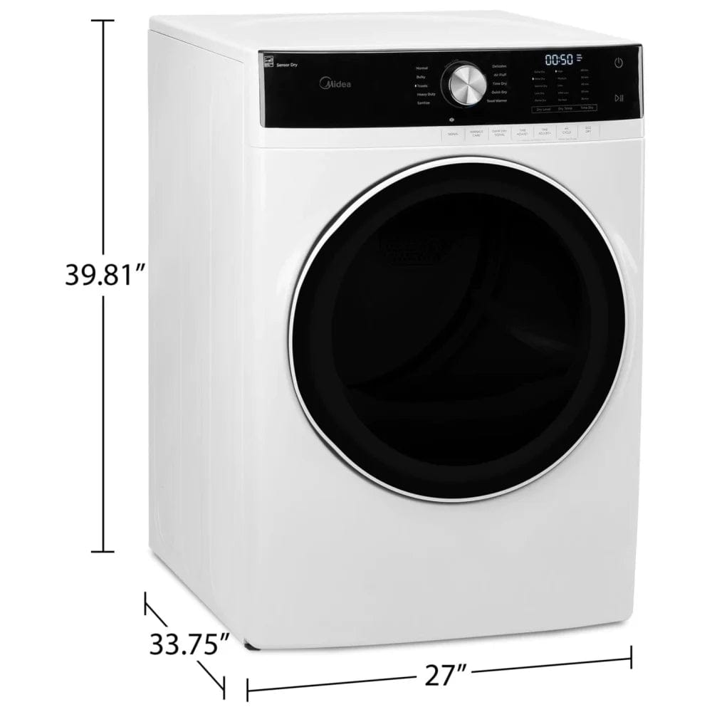 27 INCH Midea Washer & Dryer Set