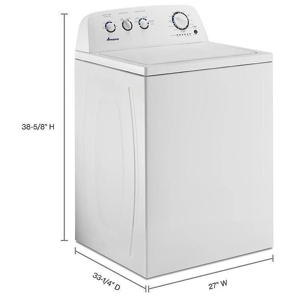 Amana NTW4519JW Top Load Washer, 27 inch Width, 4.3 cu. ft. Capacity