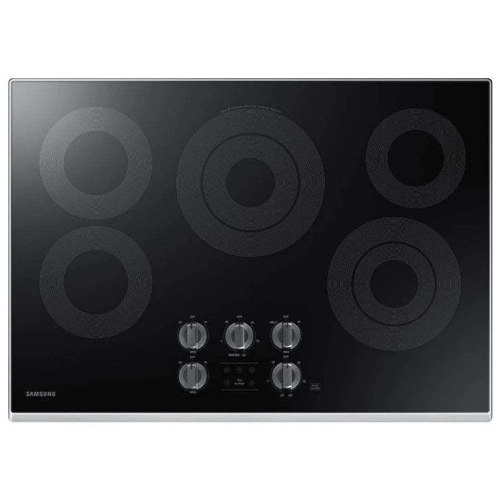 Samsung NZ30K6330RS - NZ30K6330RS/AA Electric Cooktop, 30 inch Exterior Width, 5 Burners, Stainless Steel colour Illuminated Knobs