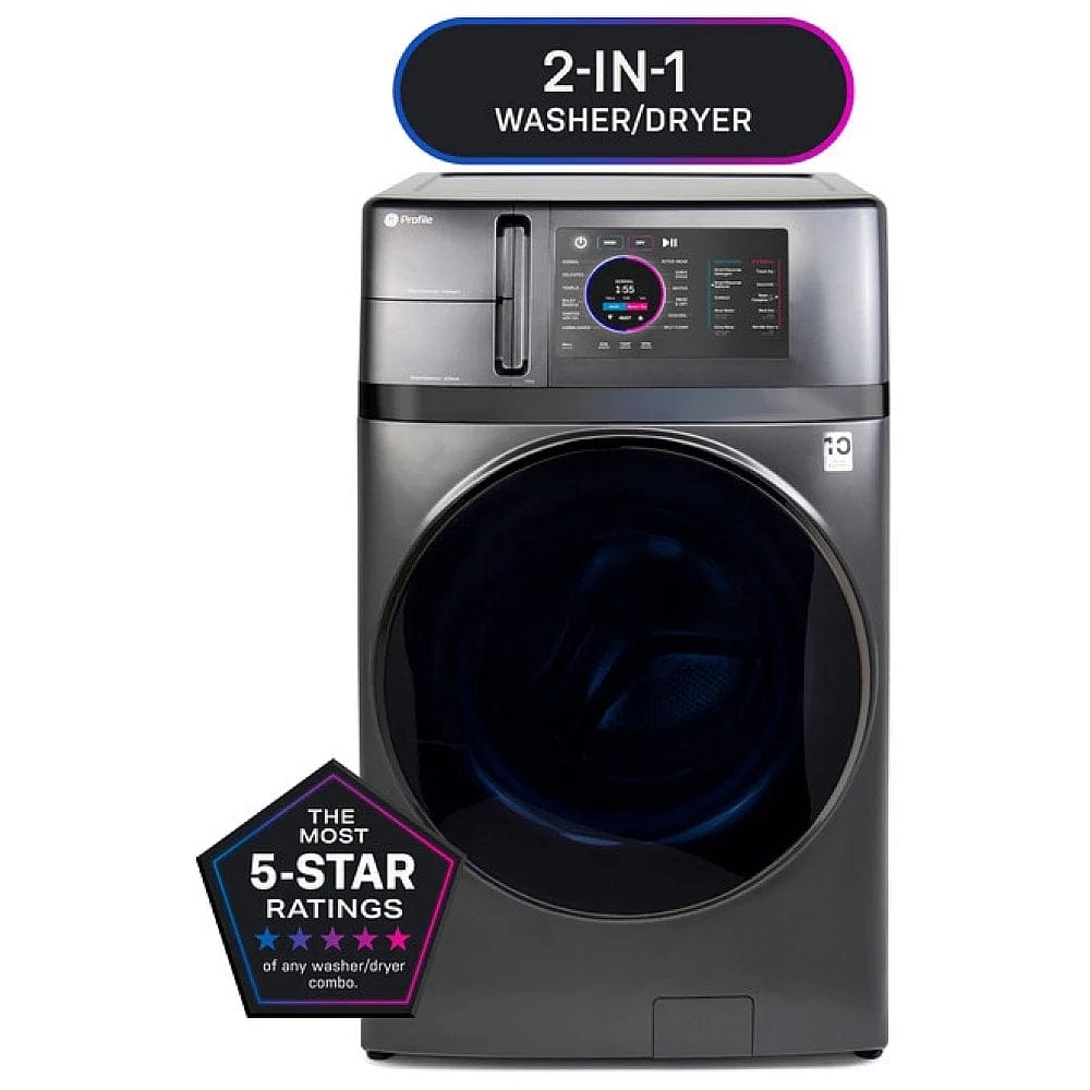 GE Profile 5.5 cu. Ft. UltraFast Combo All-in-One Washer/Dryer with Ventless Heat Pump Technology in Carbon Graphite PFQ97HSPVDS