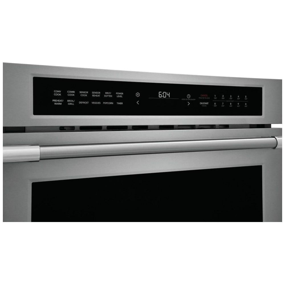 Frigidaire Professional PMBD3080AF Built In Microwave, 1.6 cu. ft. Capacity, 1000W Watts, Convection, Stainless Steel Interior, 30" Stainless Steel