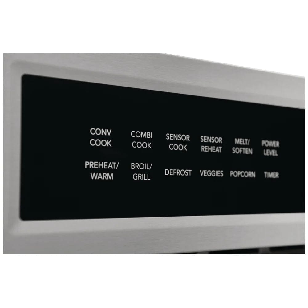 Frigidaire Professional PMBD3080AF Built In Microwave, 1.6 cu. ft. Capacity, 1000W Watts, Convection, Stainless Steel Interior, 30" Stainless Steel