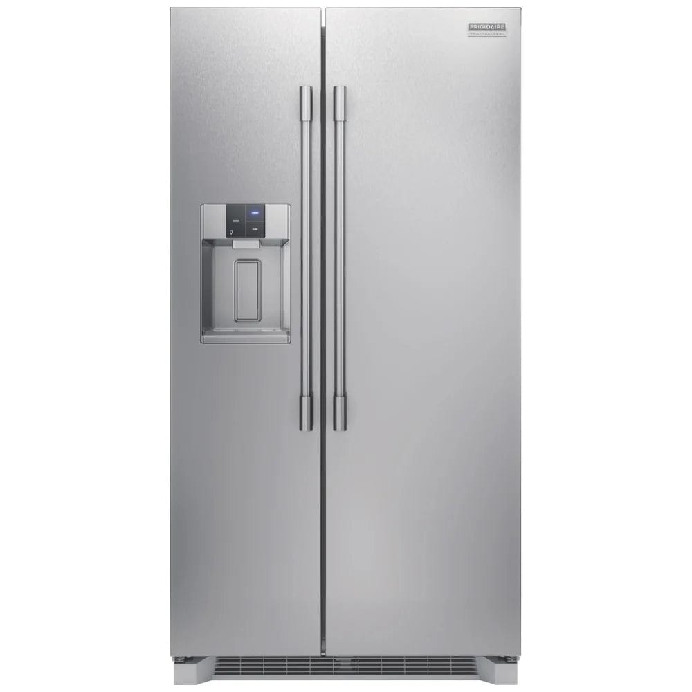 Frigidaire Professional PRSC2222AF Side by Side Refrigerator, 36 inch Width, ENERGY STAR Certified, Stainless Steel